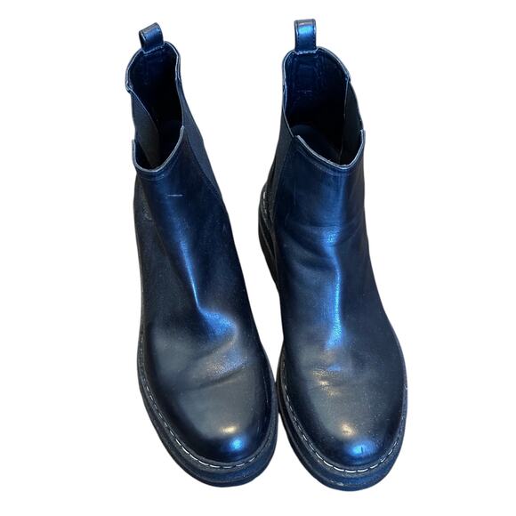 Marc Fisher Padmia Lug Sole
Chelsea Leather Boot Black Size 9 - Picture 2 of 8